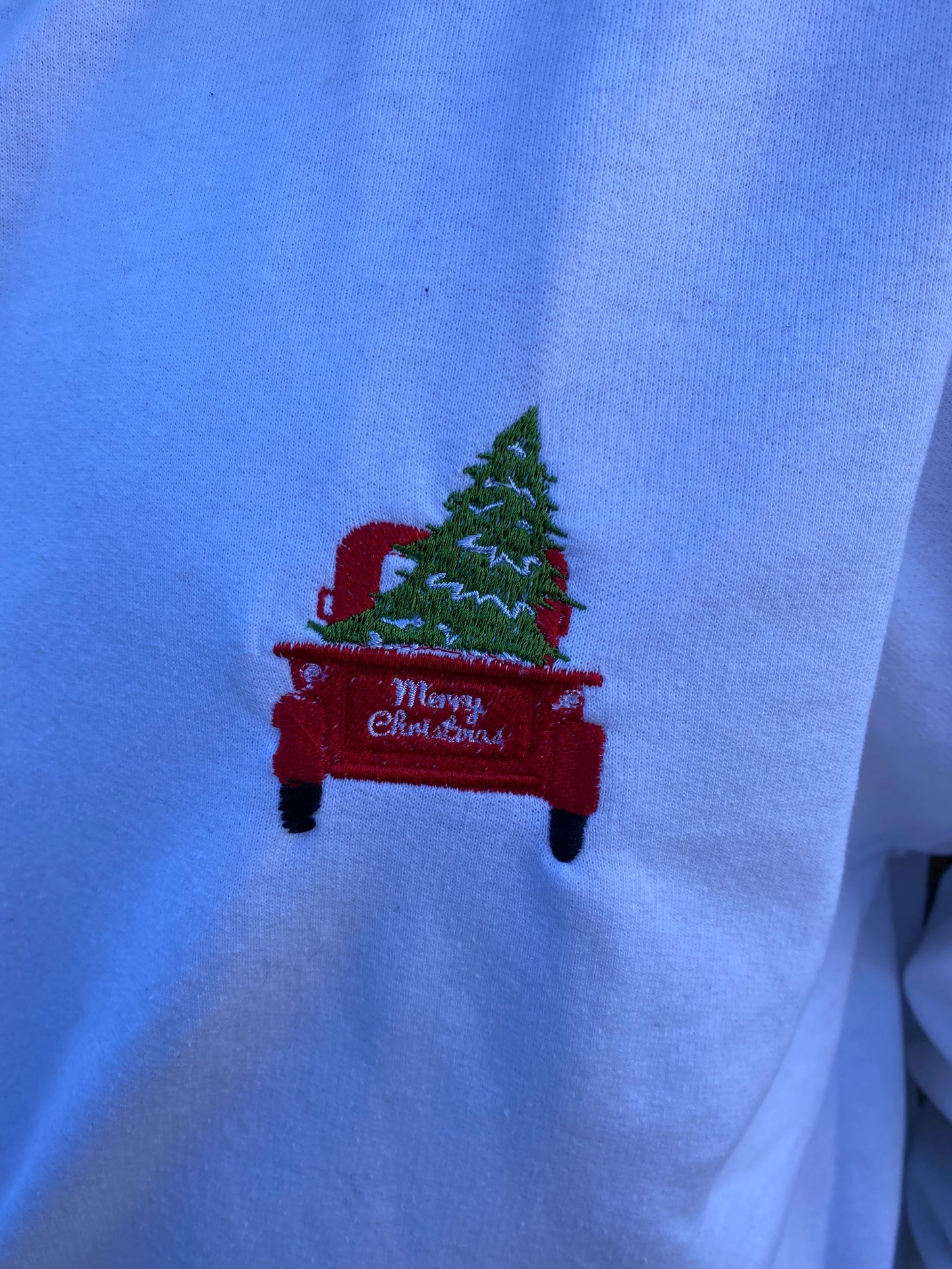 Christmas Tree Farm Truck Crewneck Sweatshirt