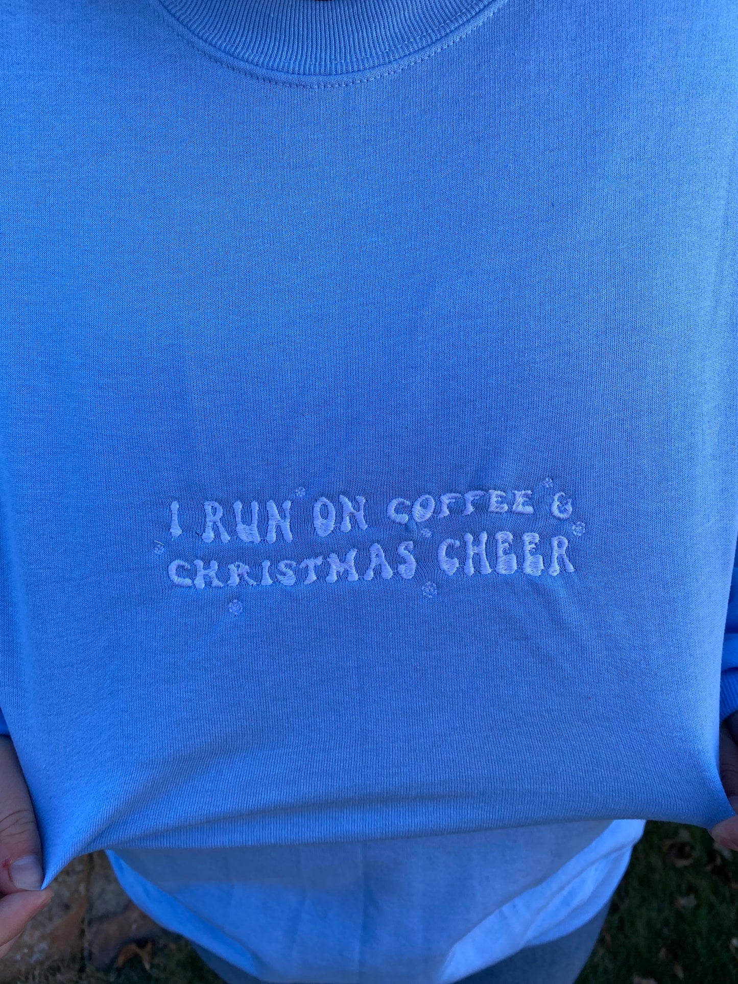 Coffee and Christmas Cheer Crewneck Sweatshirt